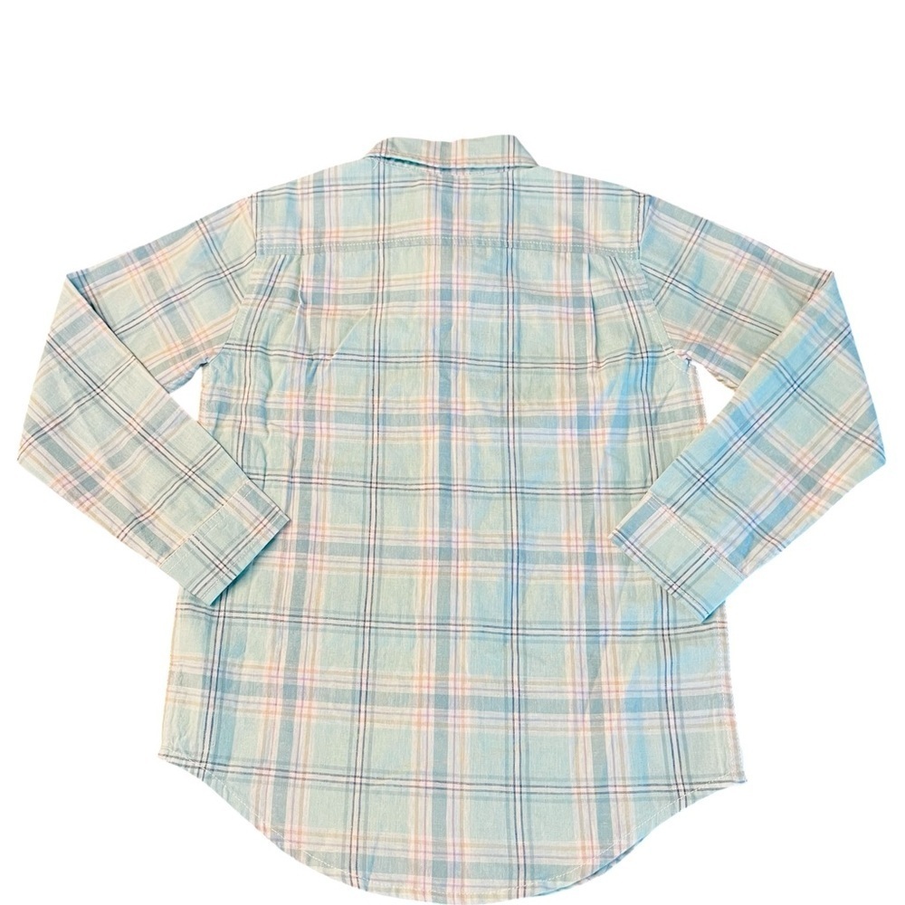 Hope & Henry Boys Plaid Button Down Shirt Size Medium Nwt — image 2 of 8